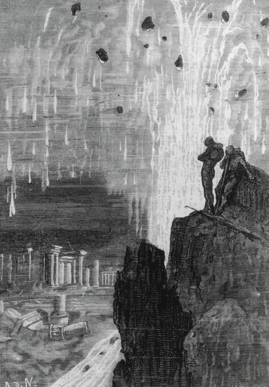 Ilustracja z „20 000 mil pod powierzchnią morza” Juliusza Verne’a autorstwa Henri Theophile Hildibrand