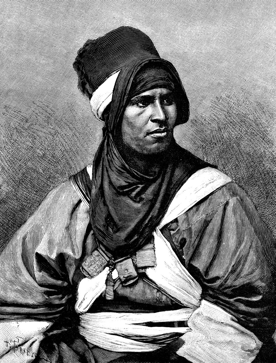 Mężczyzna Targu, 1895. autorstwa Henri Thiriat