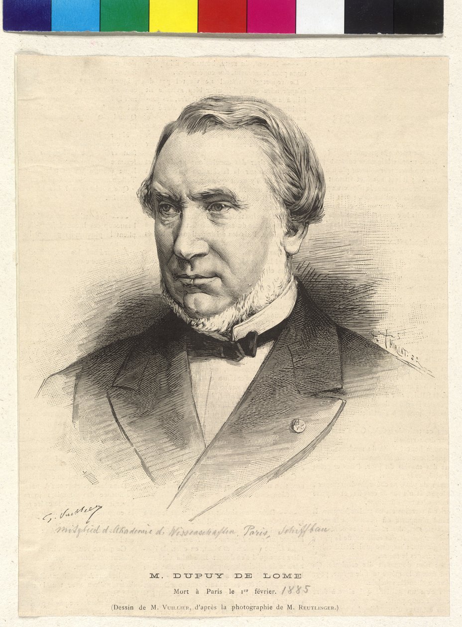 Stanislas-Charles-Henri-Laurenz Dupuy de Lome autorstwa Henri Thiriat