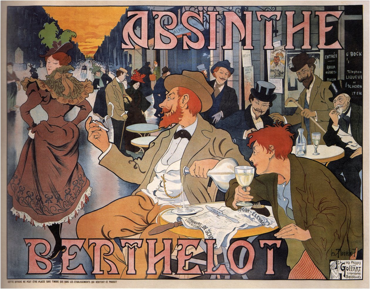 Absynt Berthelot, 1898 autorstwa Henri Thiriet