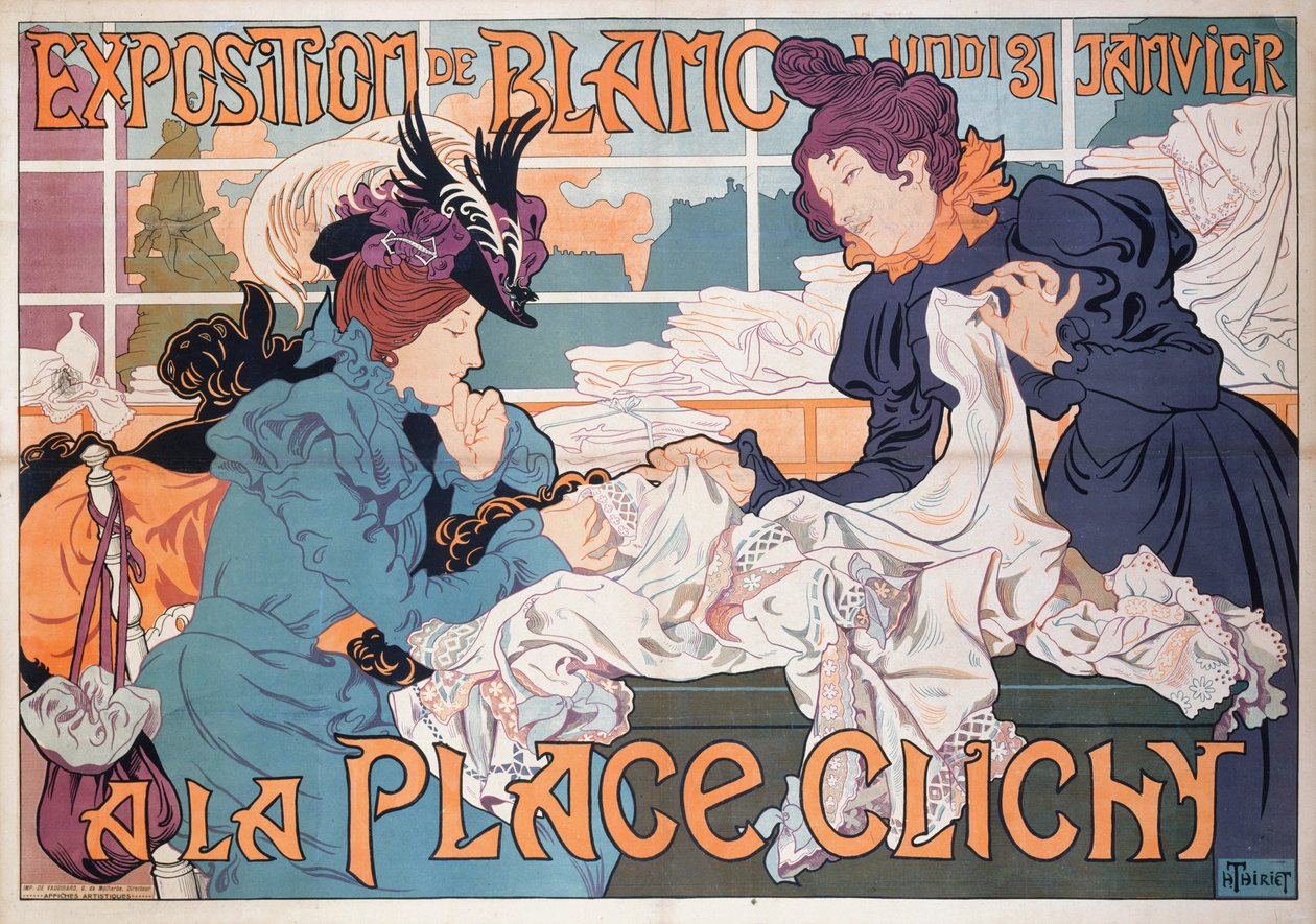 Wystawa Blanca na Place Clichy, 1898. autorstwa Henri Thiriet