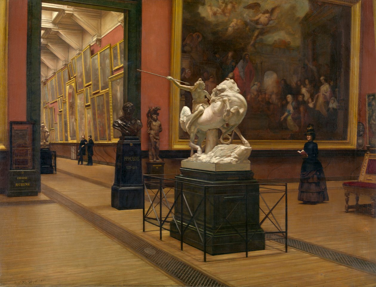Wnętrze Starego Muzeum autorstwa Henri Van Dyck