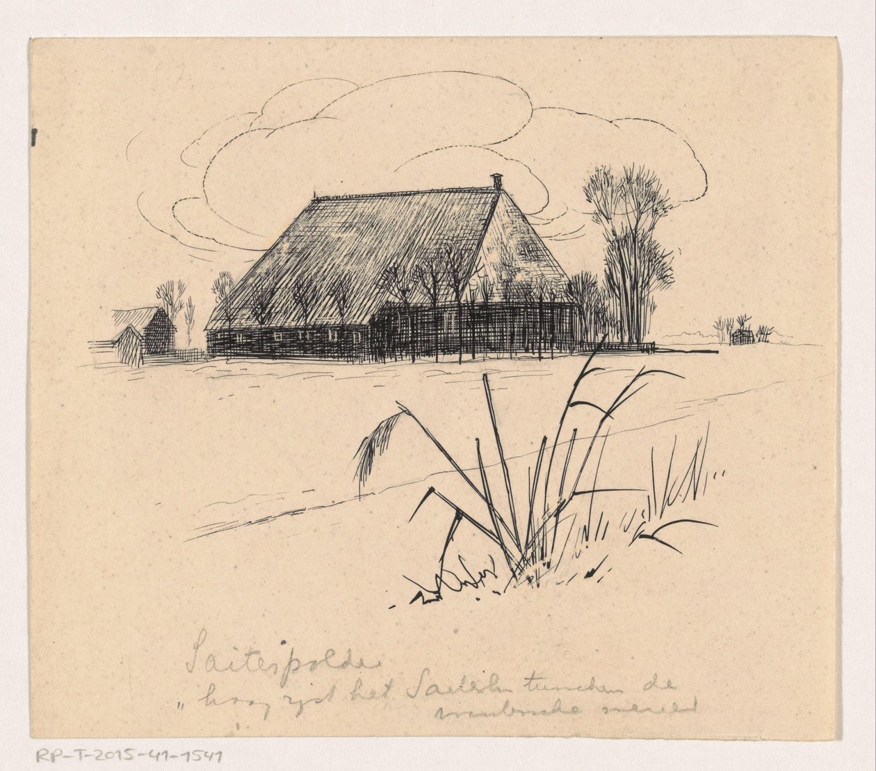 Stodoła w Saiterpolder autorstwa Henri Verstijnen