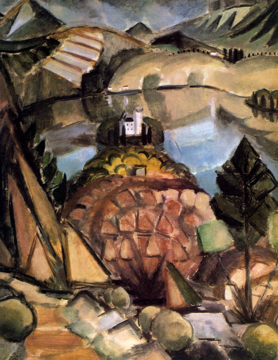 Jezioro, 1911 autorstwa Henri Victor Gabriel Le Fauconnier