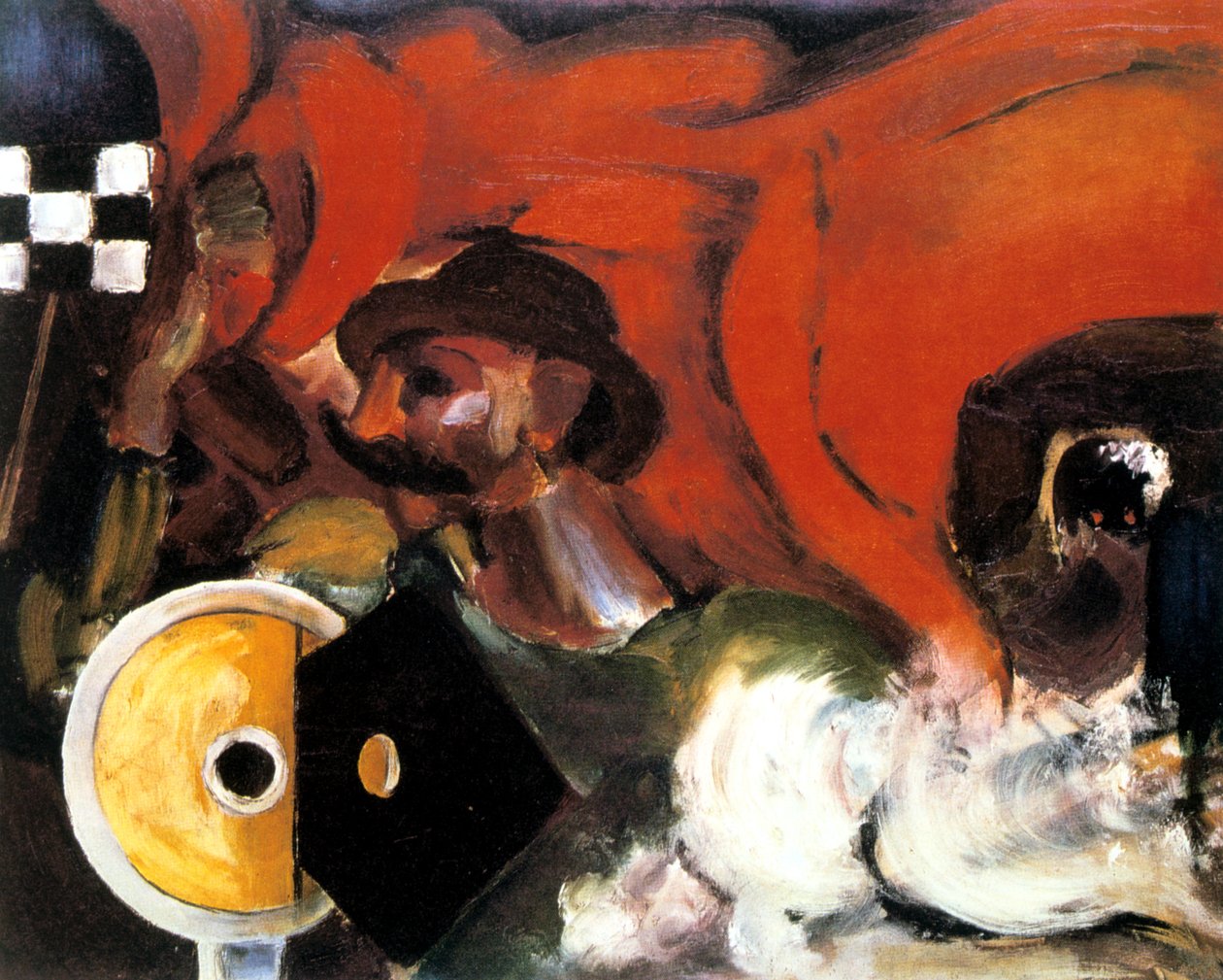 Sygnał, 1915 autorstwa Henri Victor Gabriel Le Fauconnier