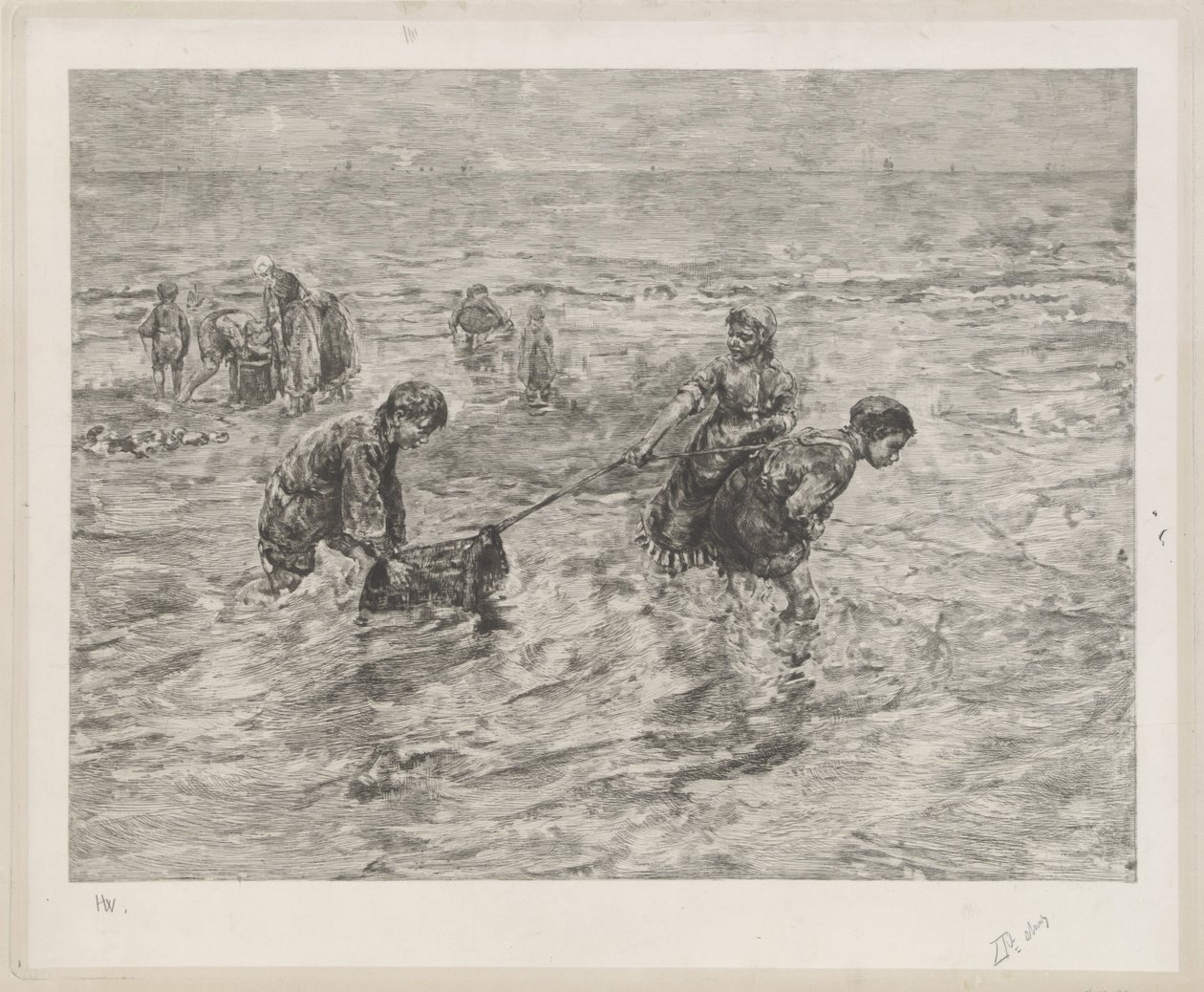 Dzieci nad morzem autorstwa Henri Wouters
