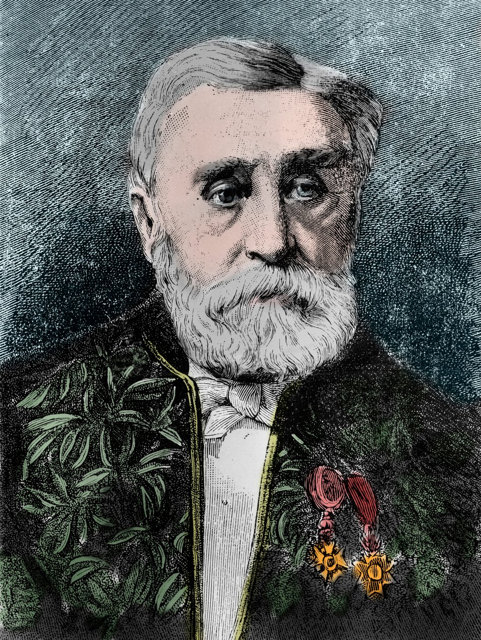 Portret Adhemara Jean Claude Barre de Saint-Venant autorstwa Henri after Dochy