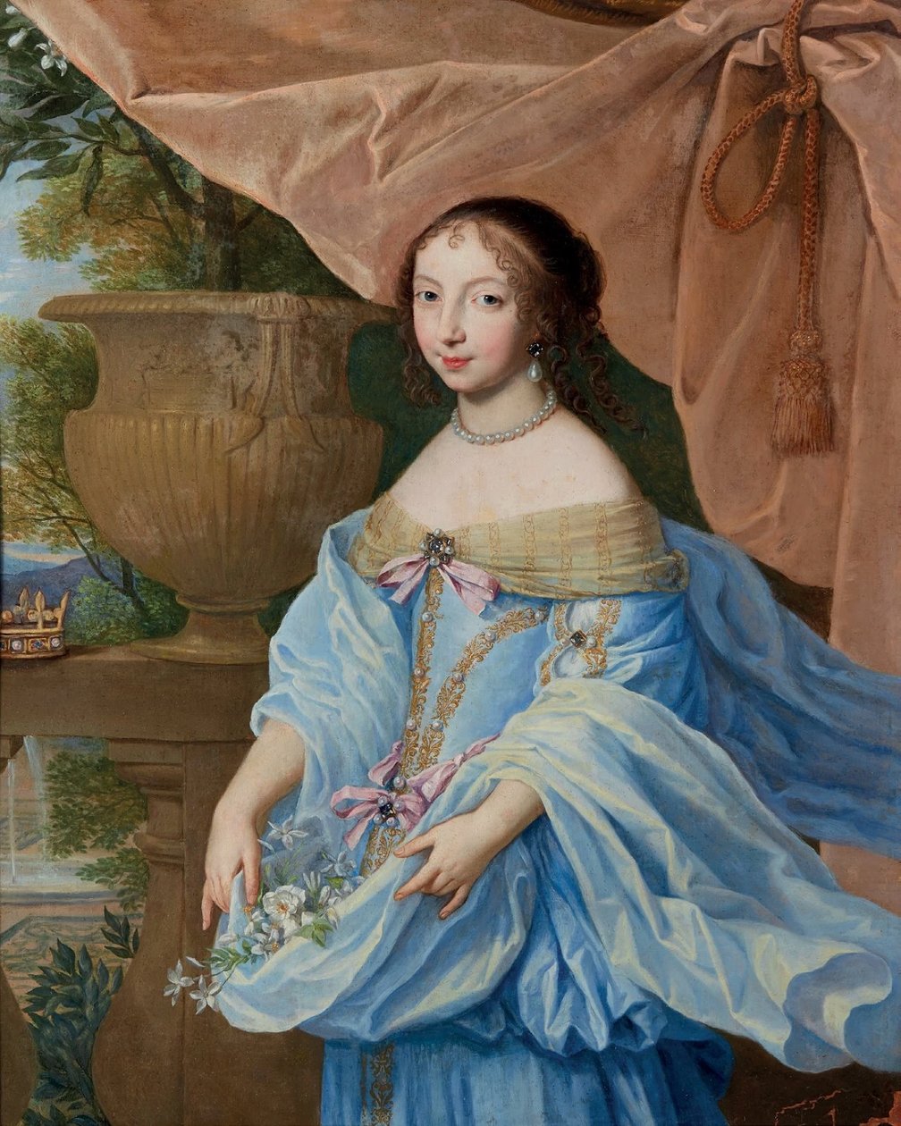 Portret "rzekomy" Marii Martinazzi, księżniczki Conti autorstwa Henri and Charles Beaubrun