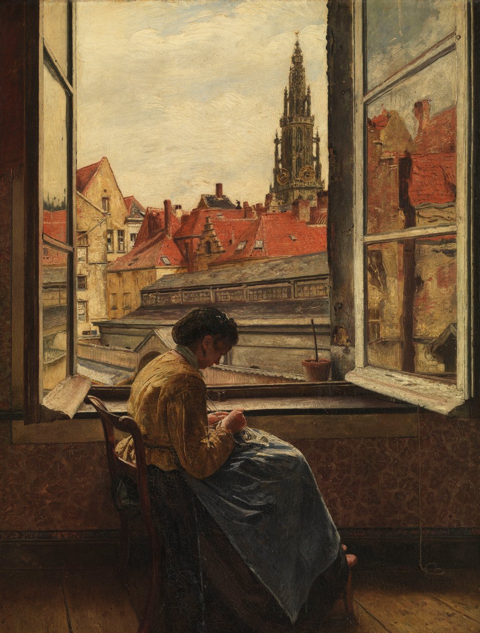 Katedra w Antwerpii autorstwa Henri de Braekeleer