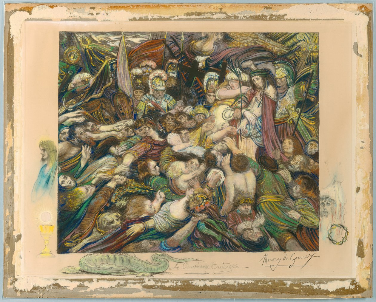Chrystus wśród swoich oprawców autorstwa Henri de Groux