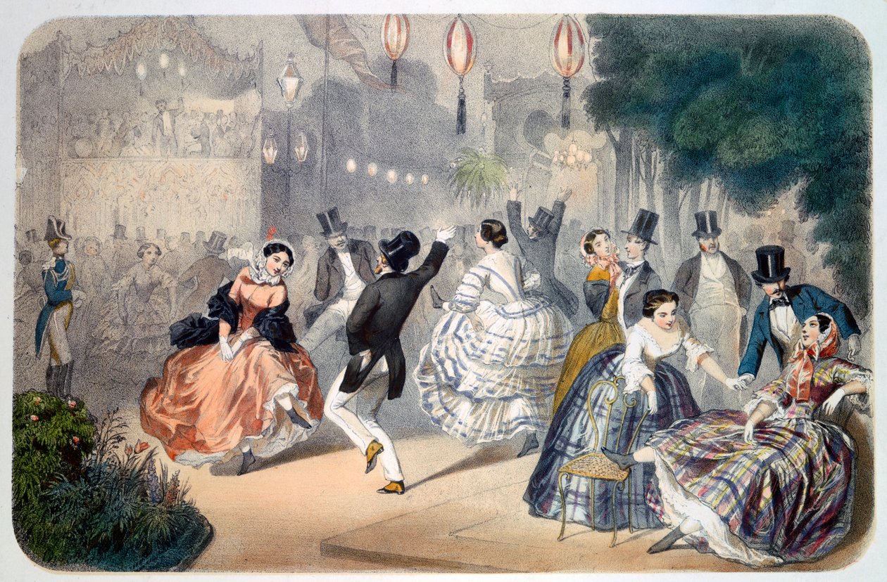 Wieczór Paryski, c1845-1890 autorstwa Henri de Montaut
