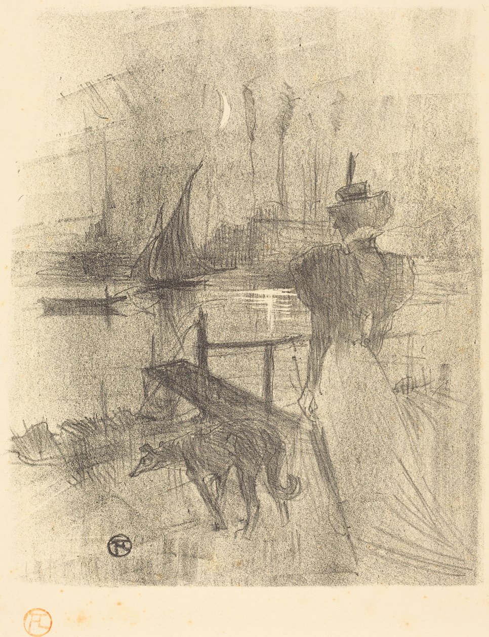 Żegnaj autorstwa Henri de Toulouse-Lautrec