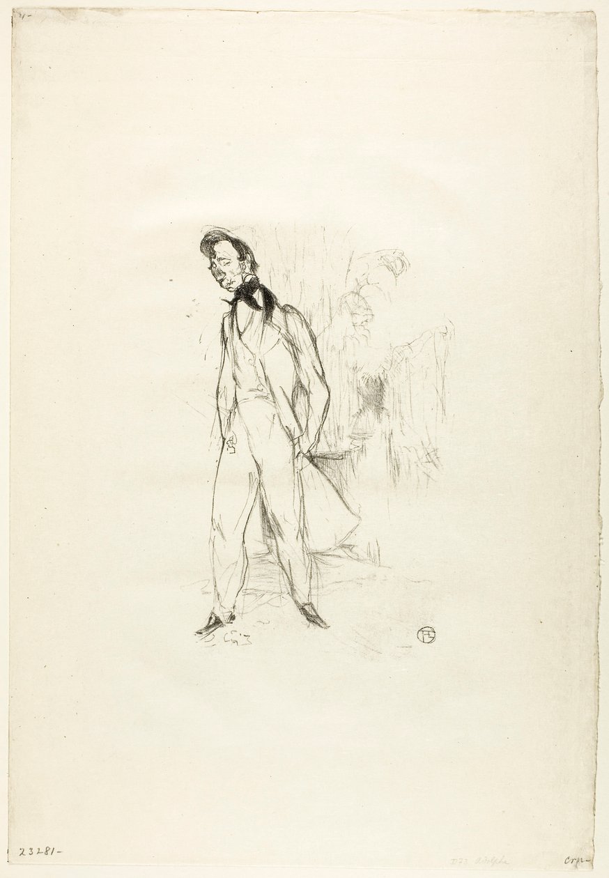Adolf lub młody smutny człowiek autorstwa Henri de Toulouse-Lautrec