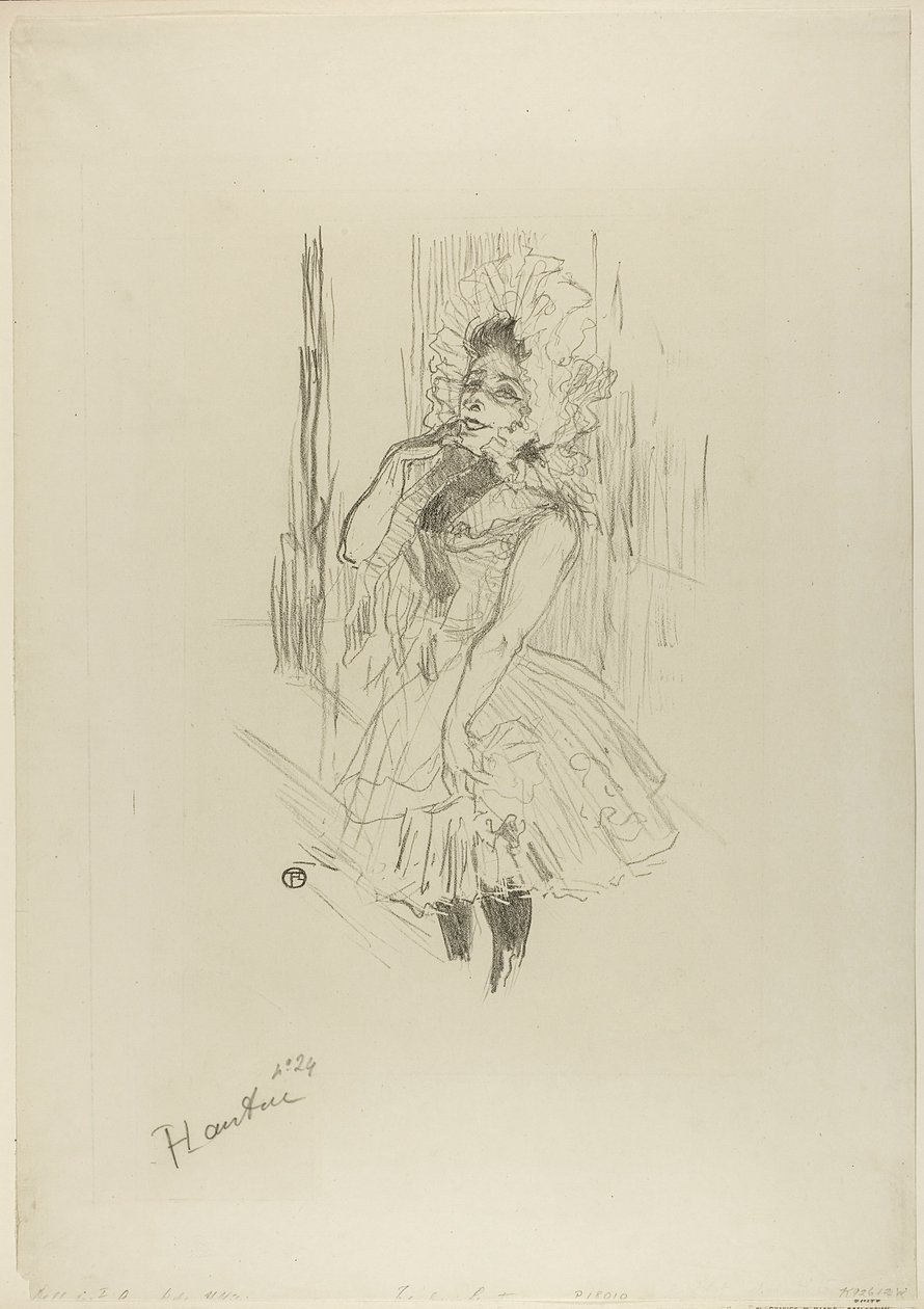 Anna Held, w Wszystkie te panie w teatrze autorstwa Henri de Toulouse-Lautrec