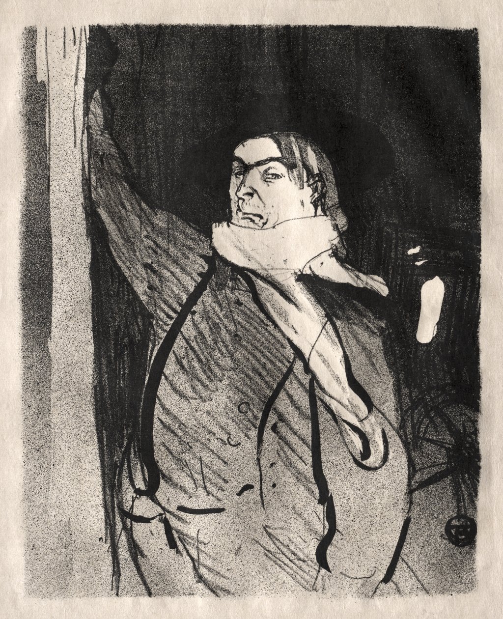 Aristide Bruant autorstwa Henri de Toulouse-Lautrec