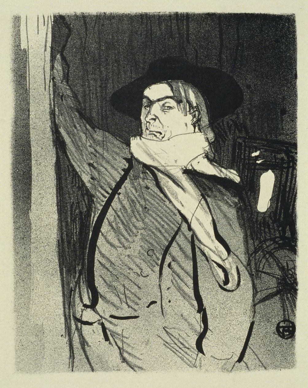 Aristide Bruant autorstwa Henri de Toulouse-Lautrec
