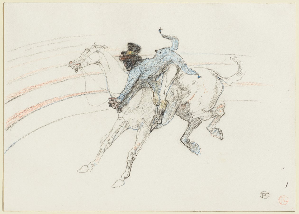 W cyrku: „Chocolat” autorstwa Henri de Toulouse-Lautrec