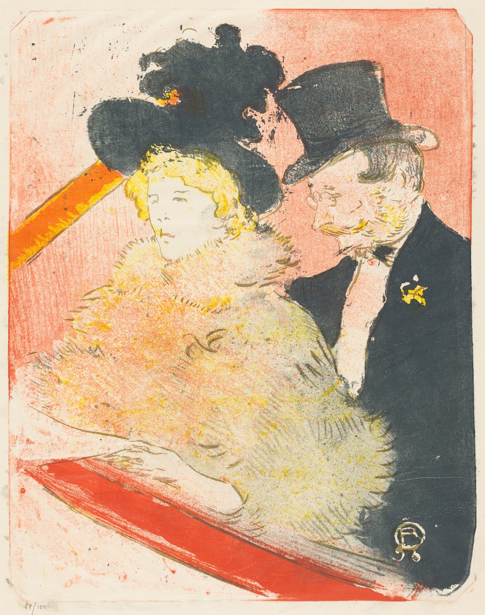 Na koncercie (Au concert) autorstwa Henri de Toulouse-Lautrec