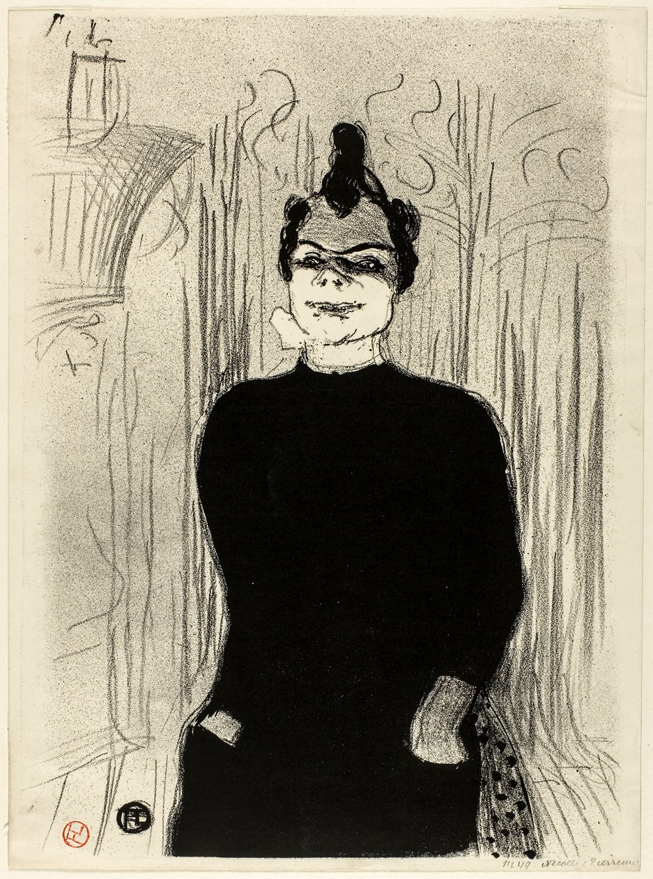 W Gaieté Rochechouart: Nicolle autorstwa Henri de Toulouse-Lautrec
