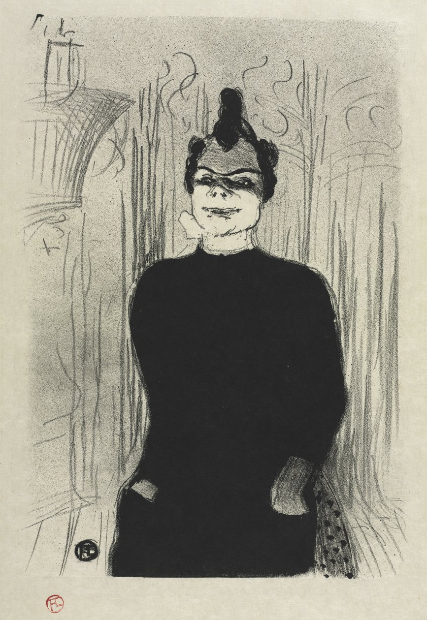 W Gaieté Rochechouart: Nicolle autorstwa Henri de Toulouse-Lautrec