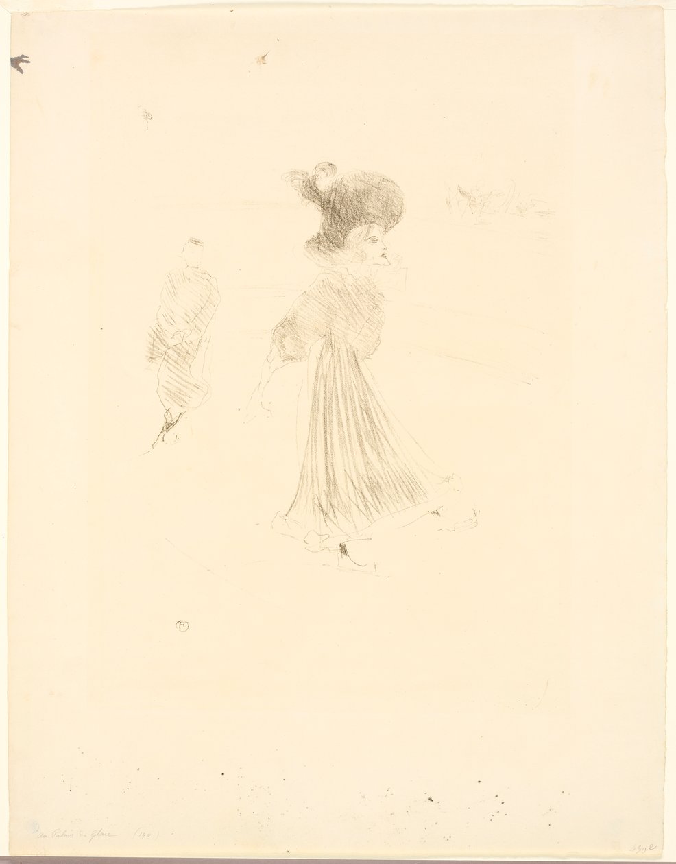 W Lodowym Pałacu autorstwa Henri de Toulouse-Lautrec