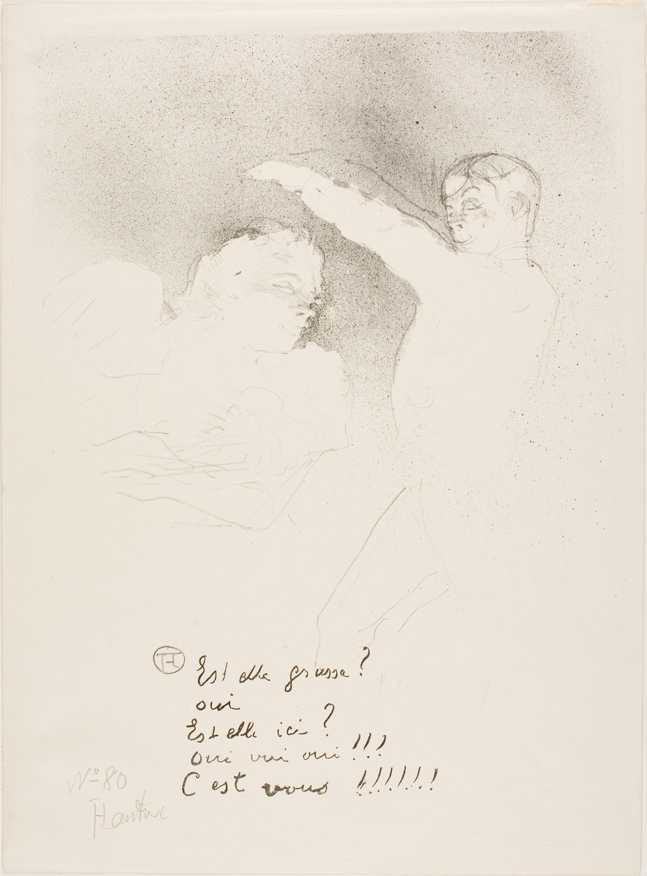 W odmianach: Mademoiselle Lender i Brasseur autorstwa Henri de Toulouse-Lautrec