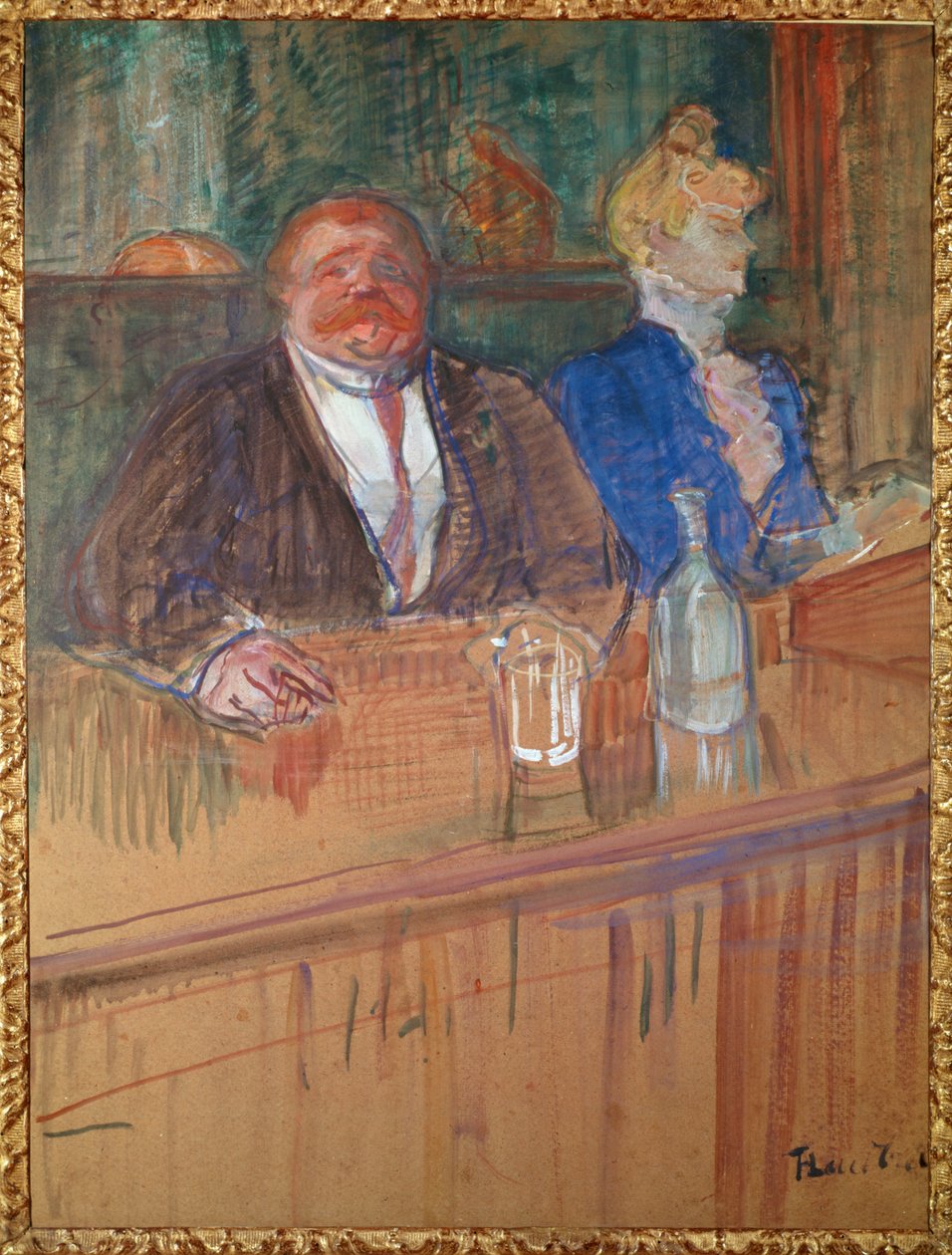 Przy barze autorstwa Henri de Toulouse-Lautrec