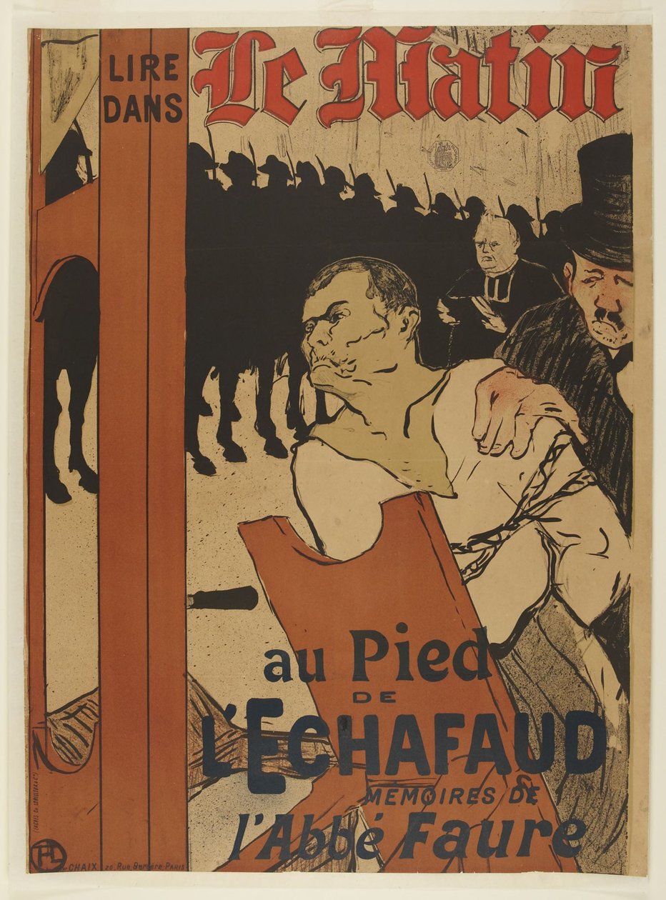 Am Fuße des Schafotts autorstwa Henri de Toulouse-Lautrec
