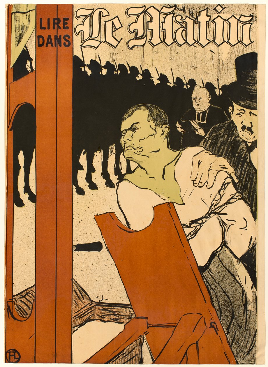 U stóp rusztowania autorstwa Henri de Toulouse-Lautrec