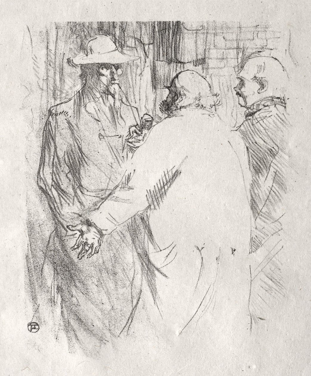U podnóża Synaju: Clemenceau do Buska autorstwa Henri de Toulouse-Lautrec