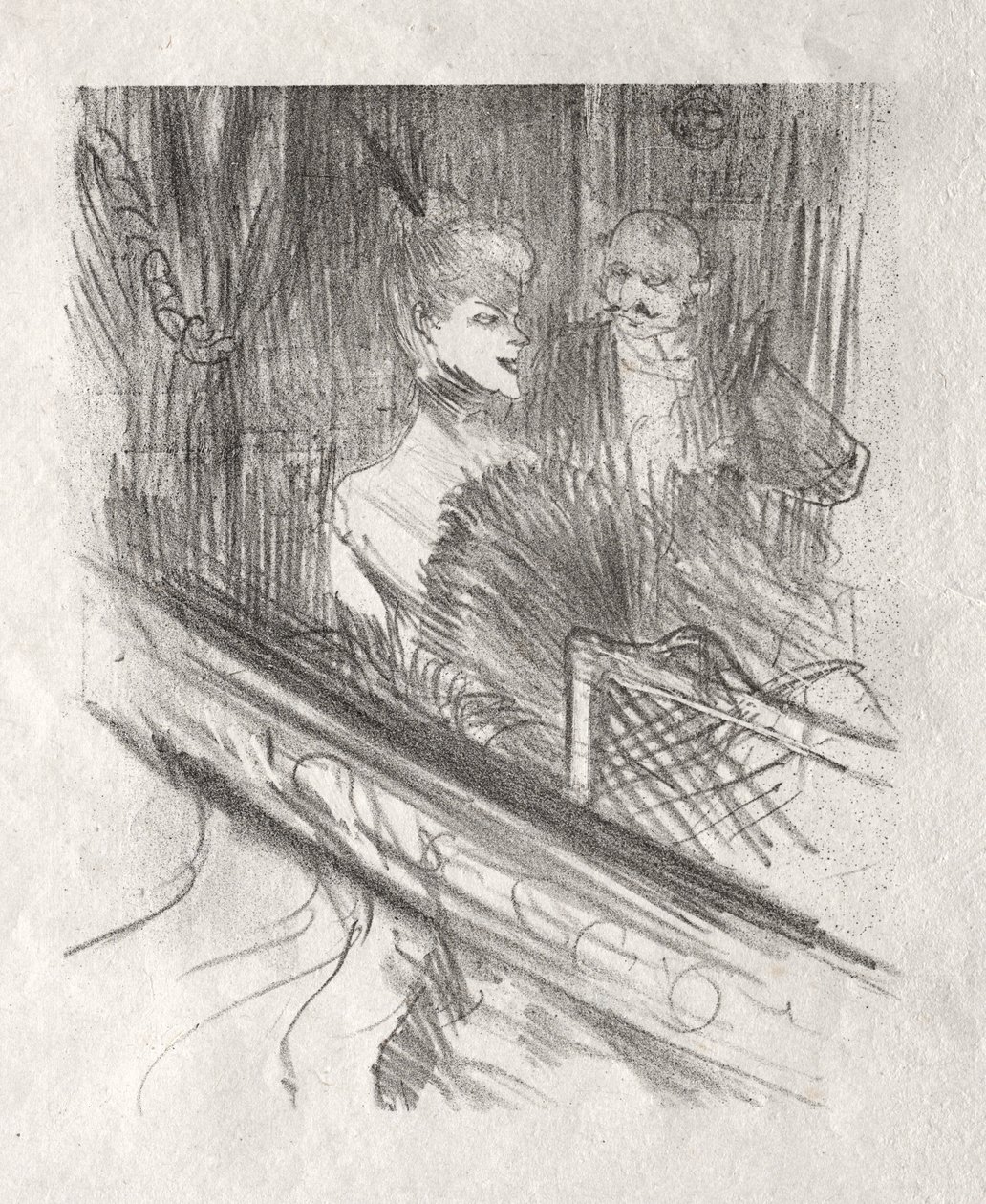 U stóp Synaju: Baron Moïse autorstwa Henri de Toulouse-Lautrec