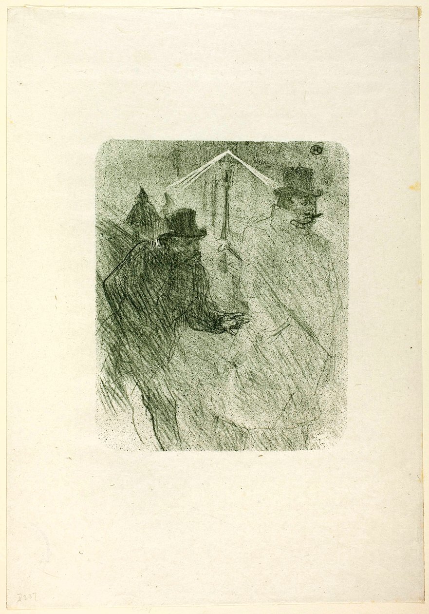 Baron Moïse Begging, z Au Pied du Sinaï autorstwa Henri de Toulouse-Lautrec
