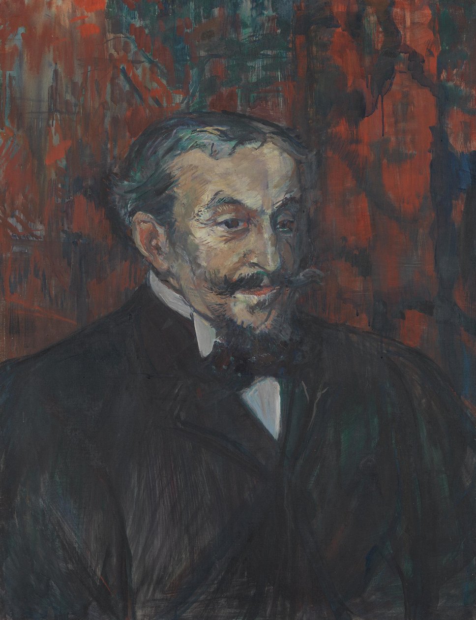 Portret mężczyzny (Georges de Villéchenon) autorstwa Henri de Toulouse-Lautrec