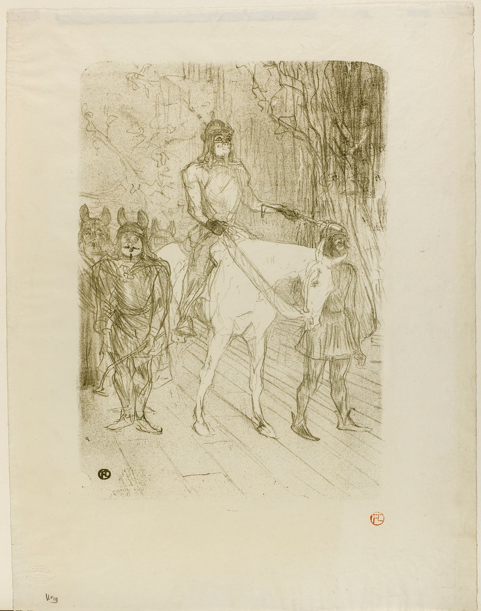 Wejście Brasseura w Chilpéric autorstwa Henri de Toulouse-Lautrec