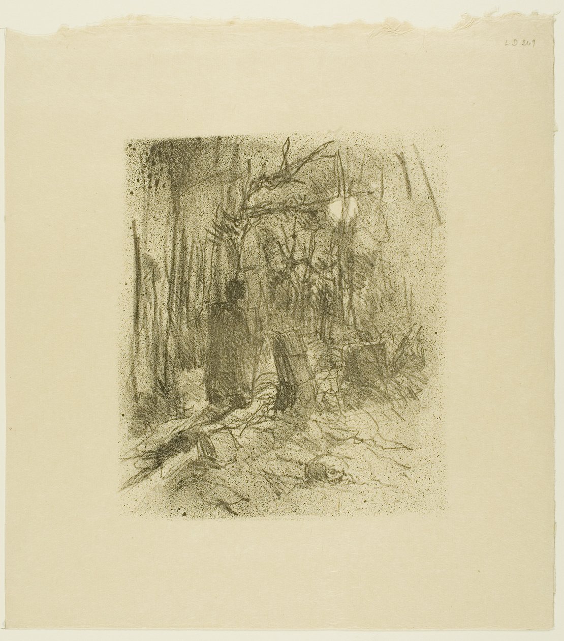 Cmentarz Busk, z Au Pied du Sinaï autorstwa Henri de Toulouse-Lautrec
