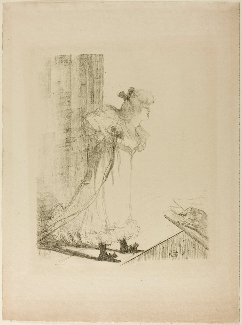 Piosenkarka kabaretowa autorstwa Henri de Toulouse-Lautrec