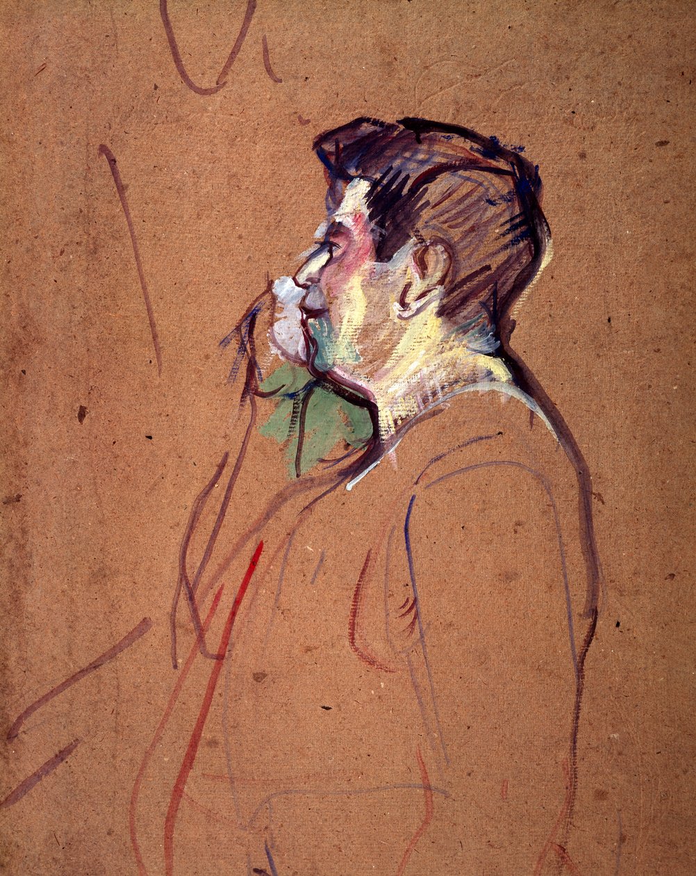 Cadieux, aktor koncertowy w kawiarni, Henri de Toulouse-Lautrec (1864-1901) autorstwa Henri de Toulouse Lautrec