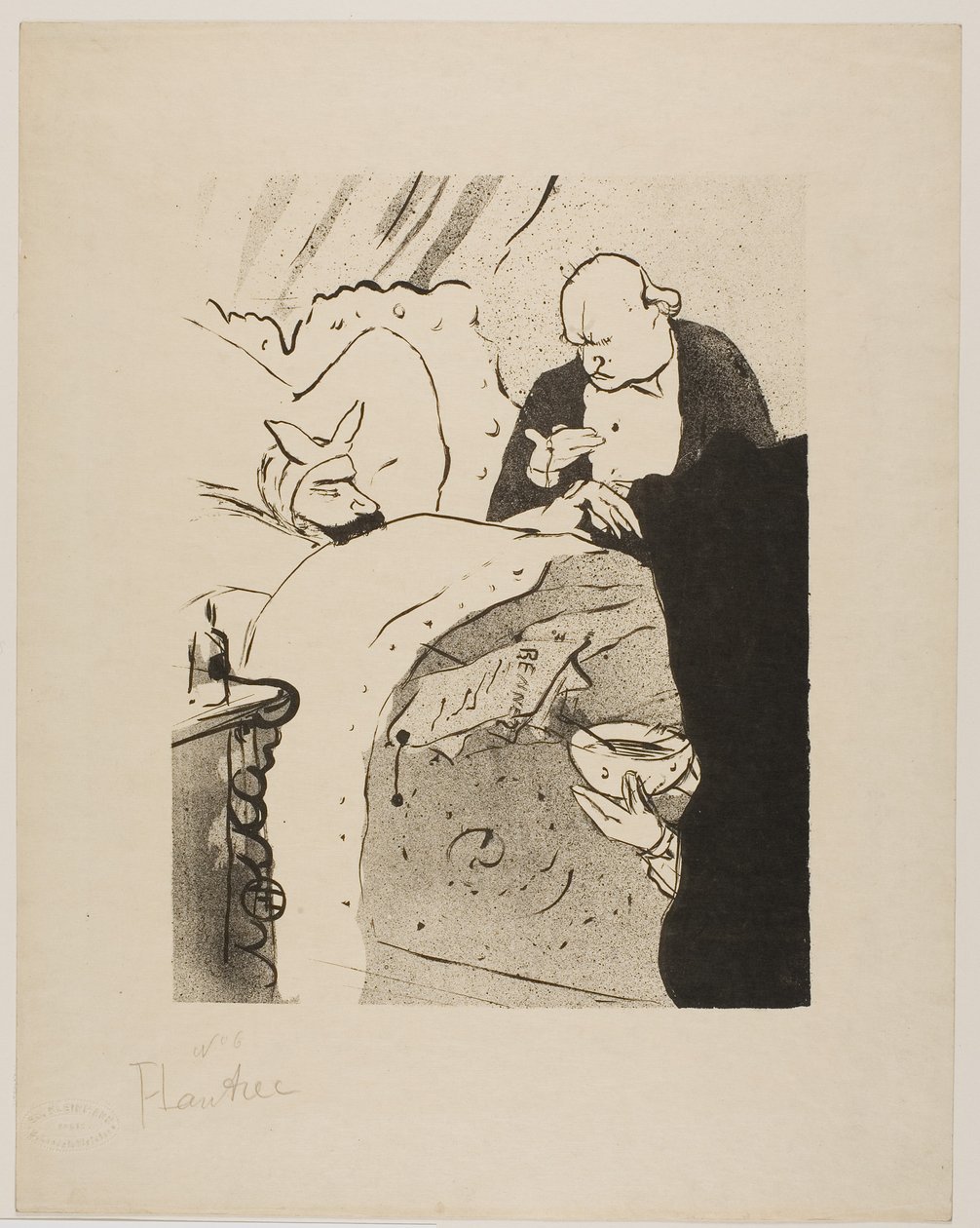 Carnot jest chory! autorstwa Henri de Toulouse-Lautrec