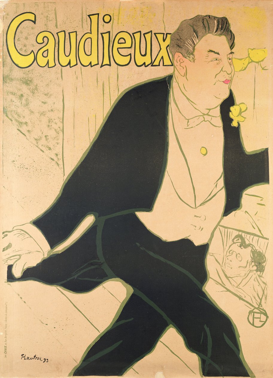 Caudieux autorstwa Henri de Toulouse Lautrec