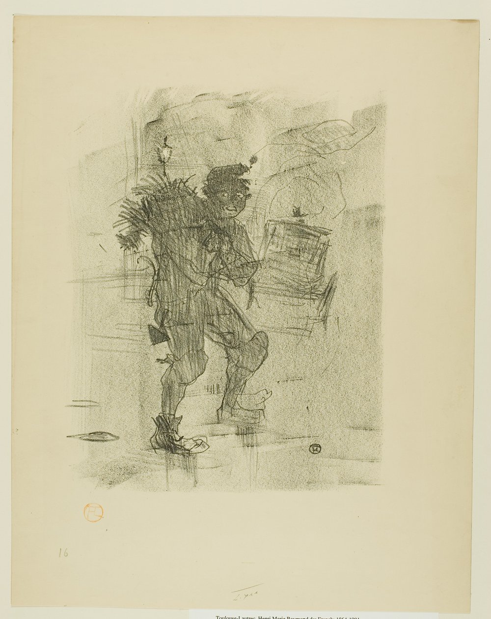 Ballada bożonarodzeniowa z Melodii Désiré Dihau autorstwa Henri de Toulouse-Lautrec