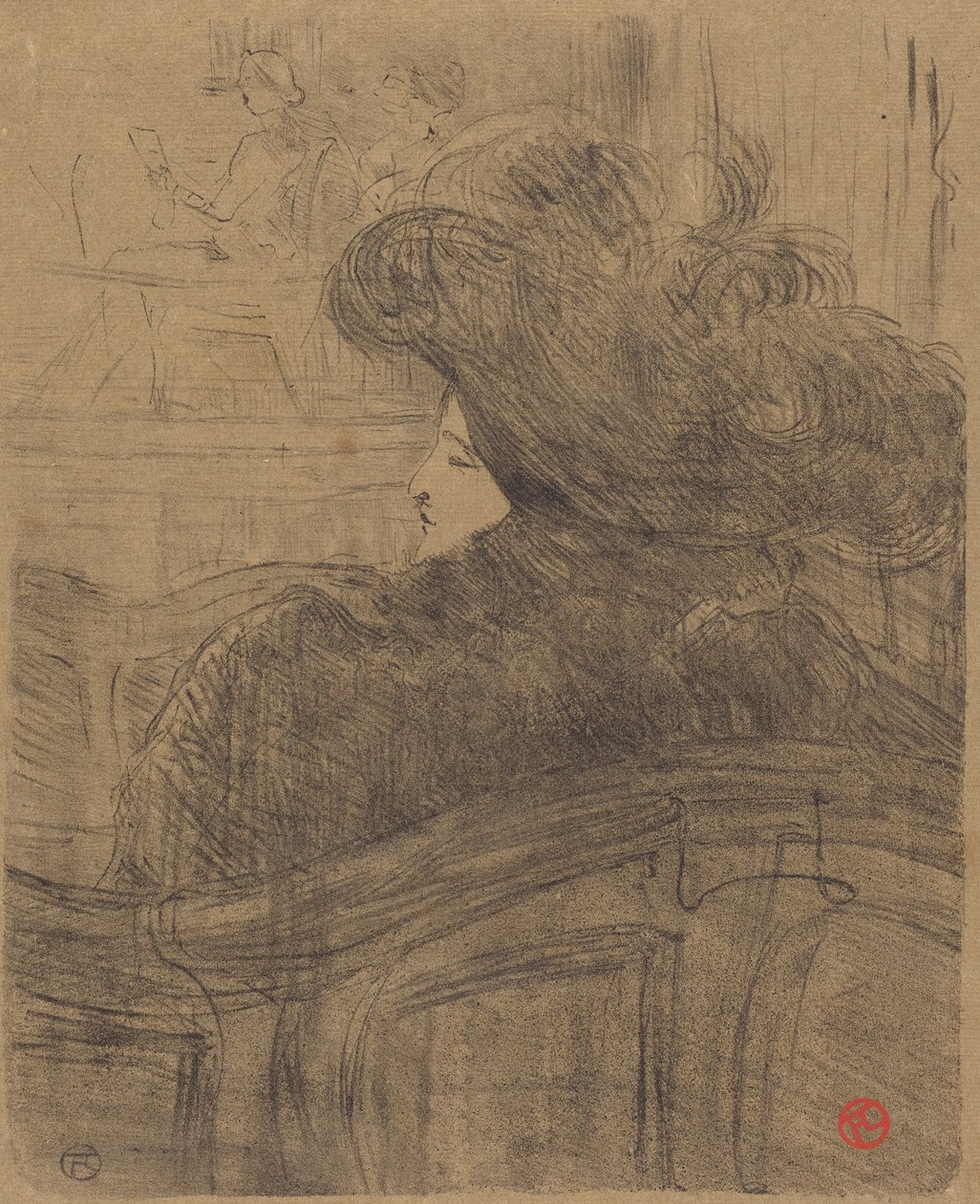 Cleo de Merode autorstwa Henri de Toulouse-Lautrec