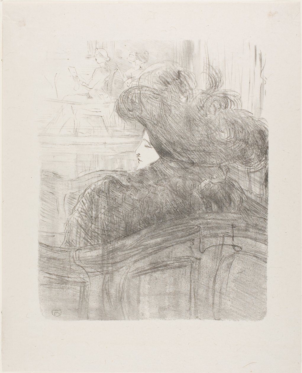 Cléo de Mérode, z Trzynastu Litografii autorstwa Henri de Toulouse-Lautrec