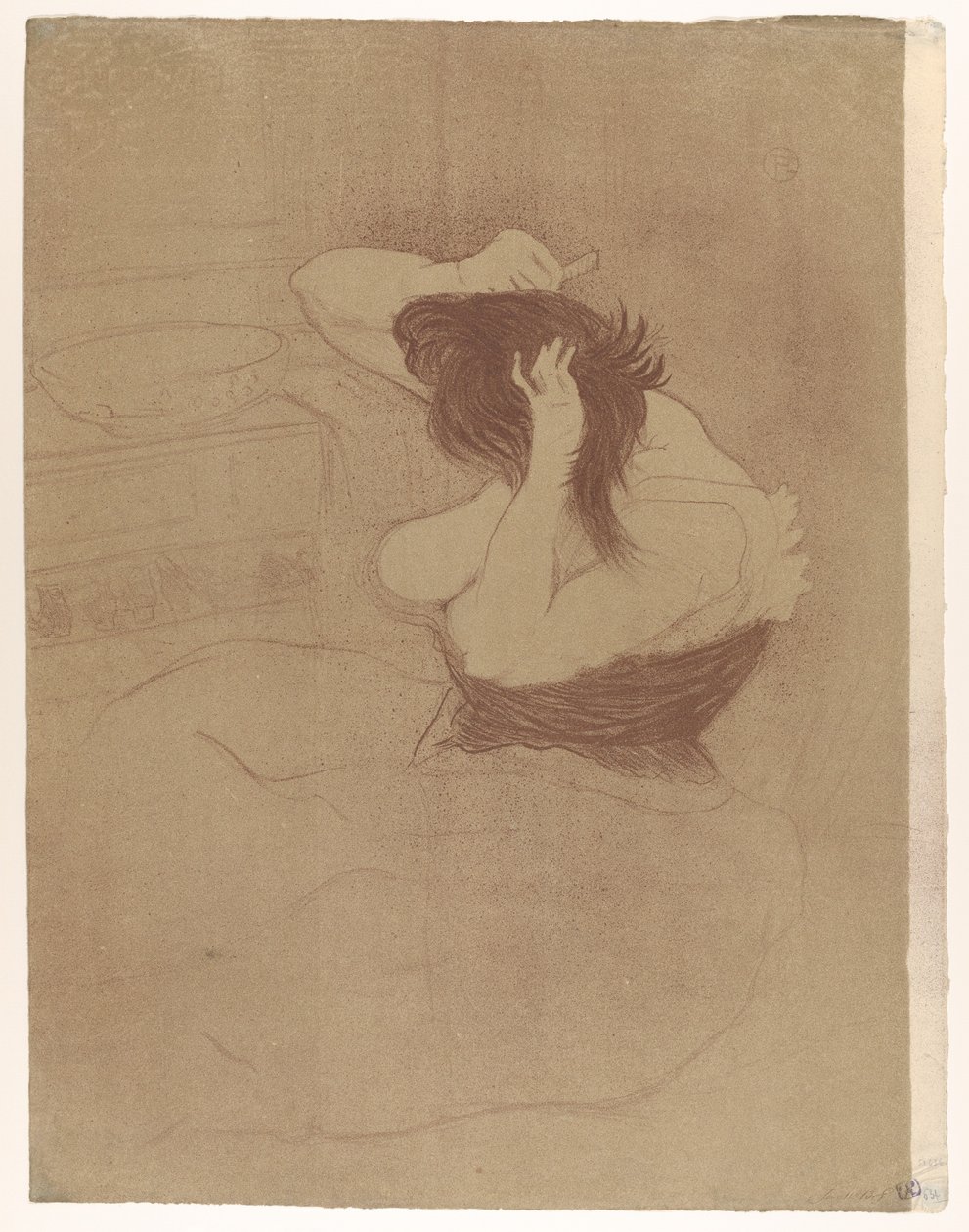 Czeszące włosy autorstwa Henri de Toulouse-Lautrec