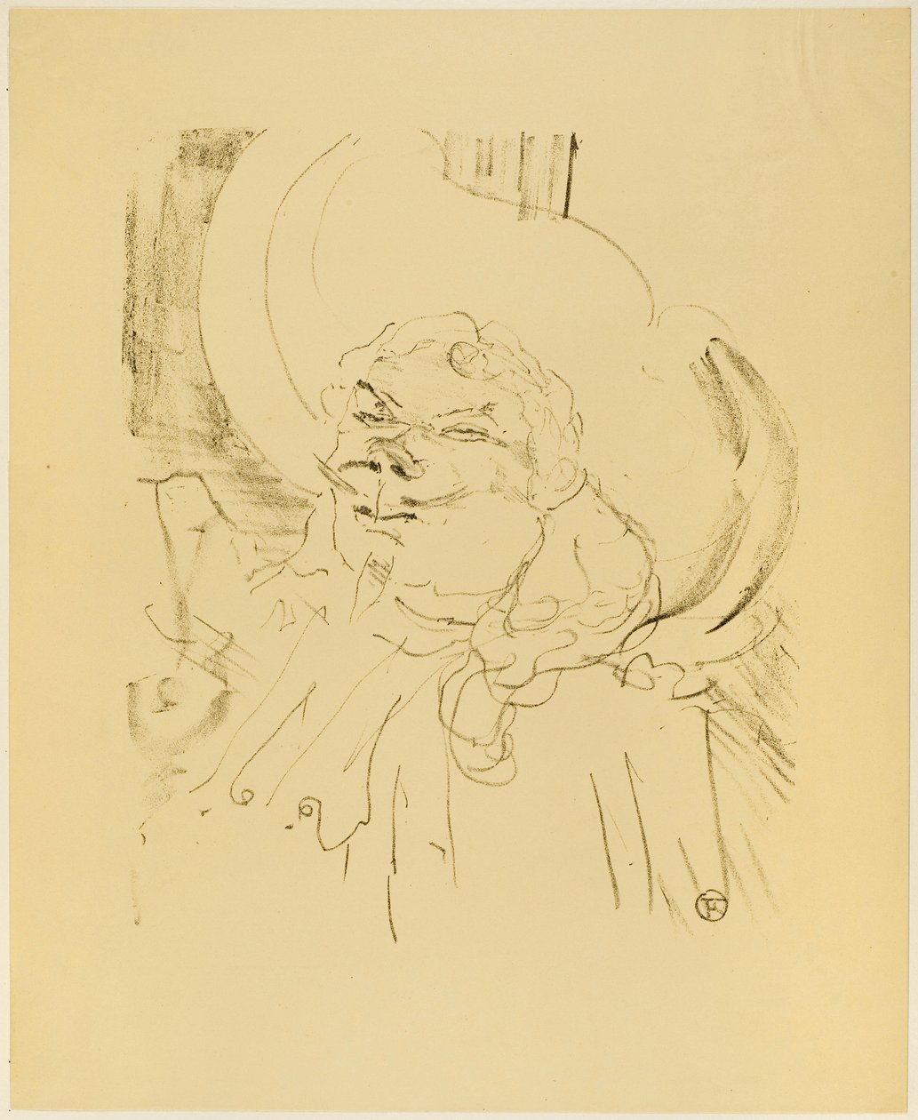 Coquelin Starszy, z Treize Litographies autorstwa Henri de Toulouse-Lautrec
