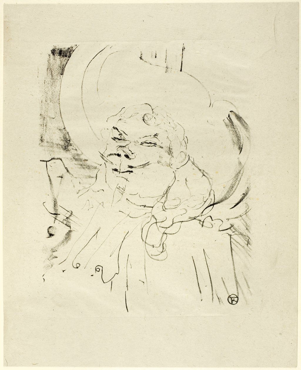 Coquelin Starszy, z Treize Litographies autorstwa Henri de Toulouse-Lautrec