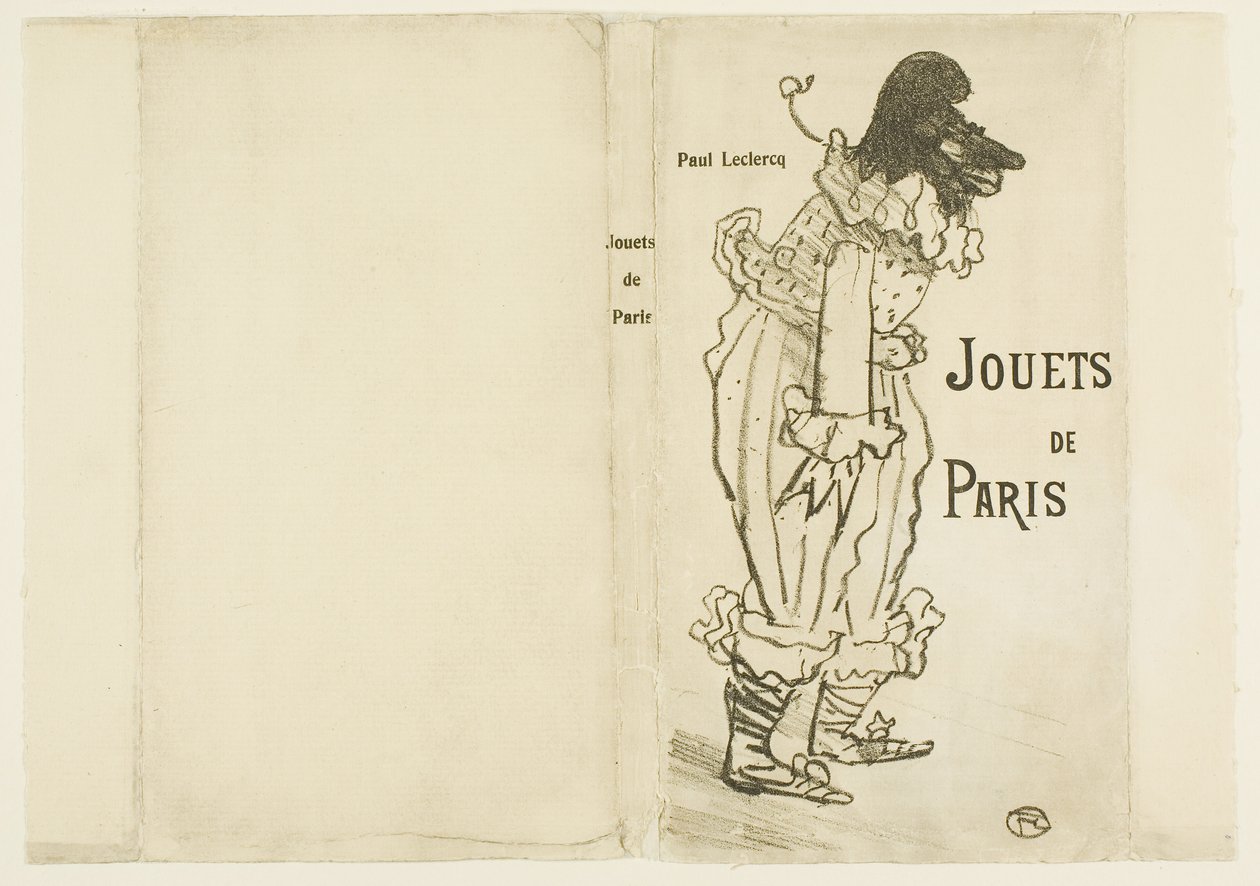 Okładka do „Jouets de Paris” autorstwa Henri de Toulouse-Lautrec