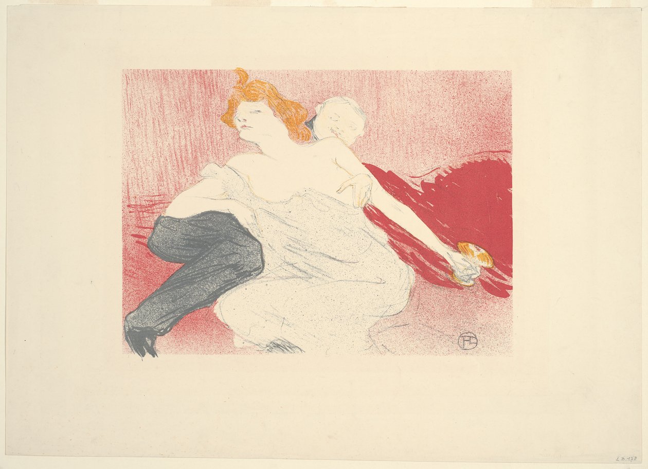 Rozpusta (druga płyta) autorstwa Henri de Toulouse-Lautrec