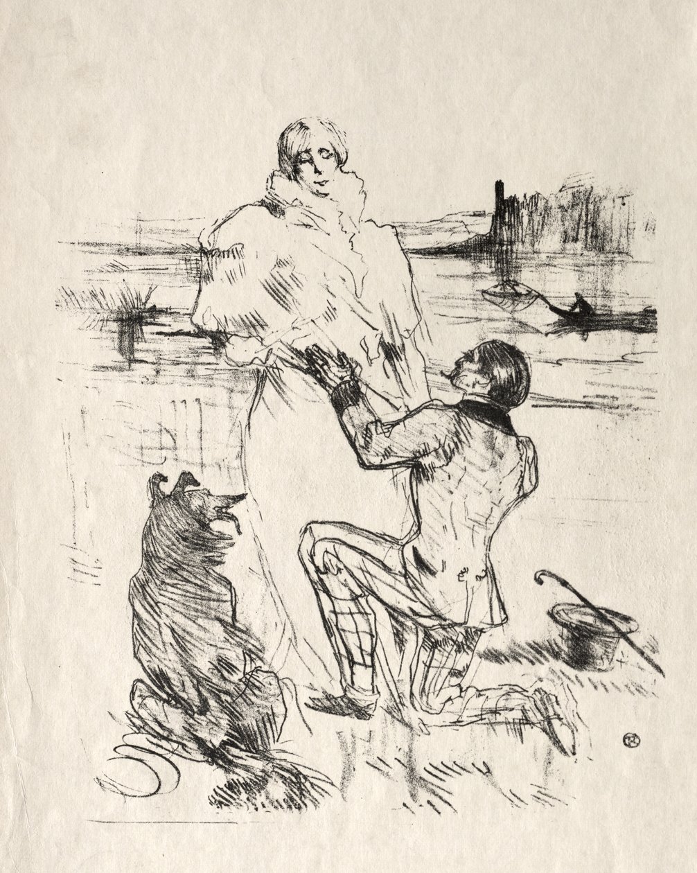 Oświadczenie autorstwa Henri de Toulouse-Lautrec
