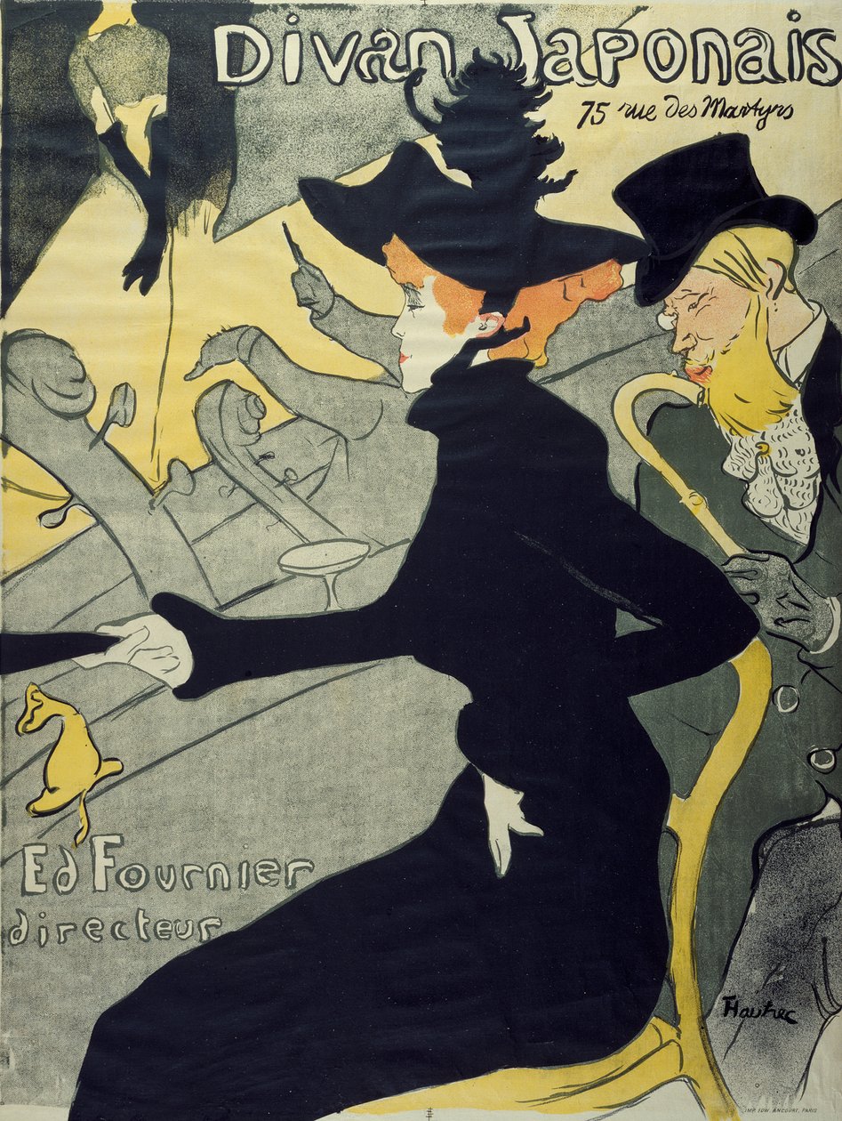 japońska kanapa autorstwa Henri de Toulouse-Lautrec