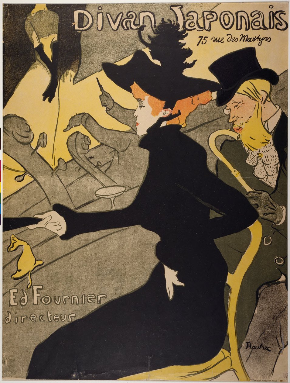 Divan Japonais autorstwa Henri de Toulouse-Lautrec